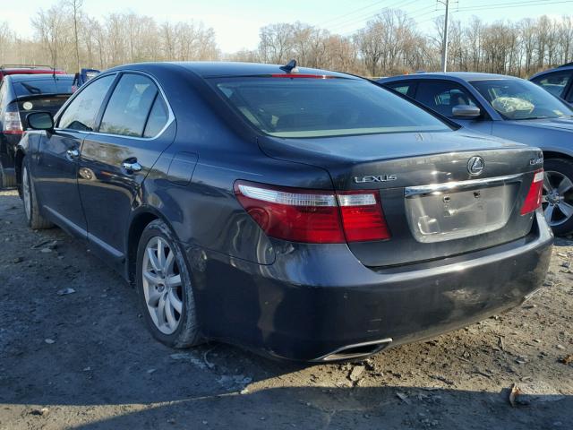 JTHBL46F085075054 - 2008 LEXUS LS 460 BLACK photo 3