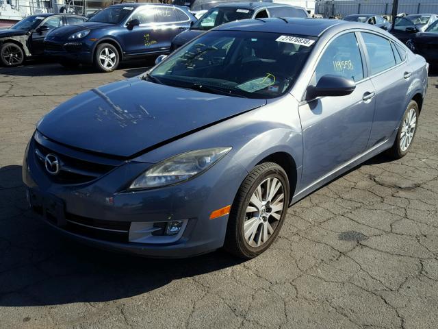 1YVHZ8CHXA5M19755 - 2010 MAZDA 6 I GRAY photo 2