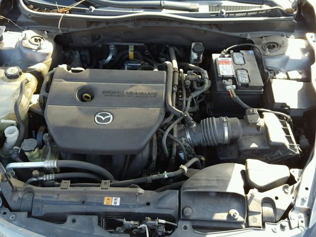 1YVHZ8CHXA5M19755 - 2010 MAZDA 6 I GRAY photo 7