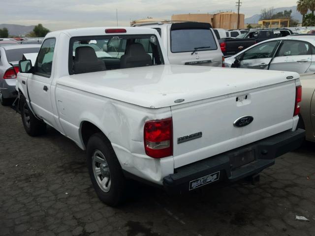 1FTYR10D69PA02163 - 2009 FORD RANGER WHITE photo 3