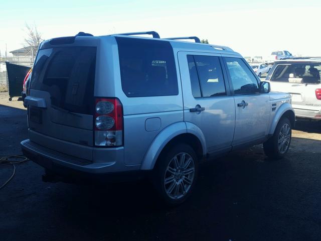 SALAK2D43BA576355 - 2011 LAND ROVER LR4 HSE LU SILVER photo 4