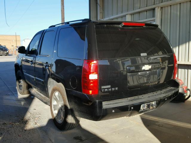 1GNFC13JX7J246495 - 2007 CHEVROLET TAHOE C150 BLACK photo 3