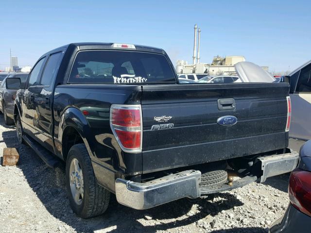 1FTEW1C84AFB82439 - 2010 FORD F150 SUPER BLACK photo 3