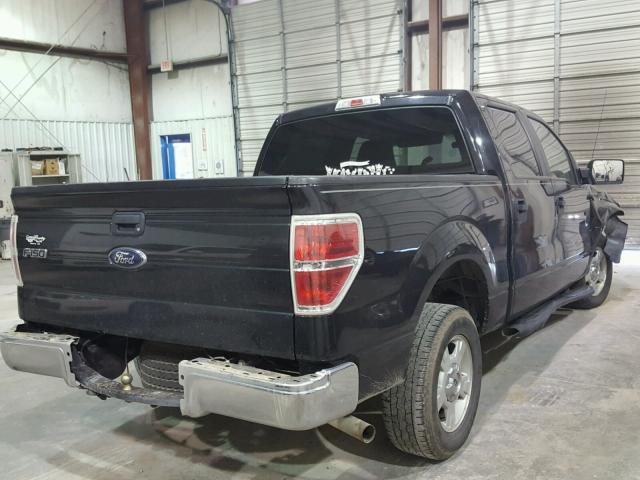 1FTEW1C84AFB82439 - 2010 FORD F150 SUPER BLACK photo 4