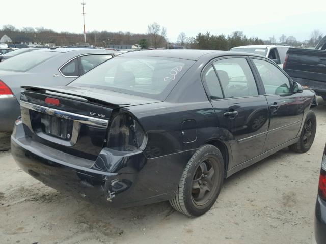 1G1ZT538X6F165825 - 2006 CHEVROLET MALIBU LT BLACK photo 4