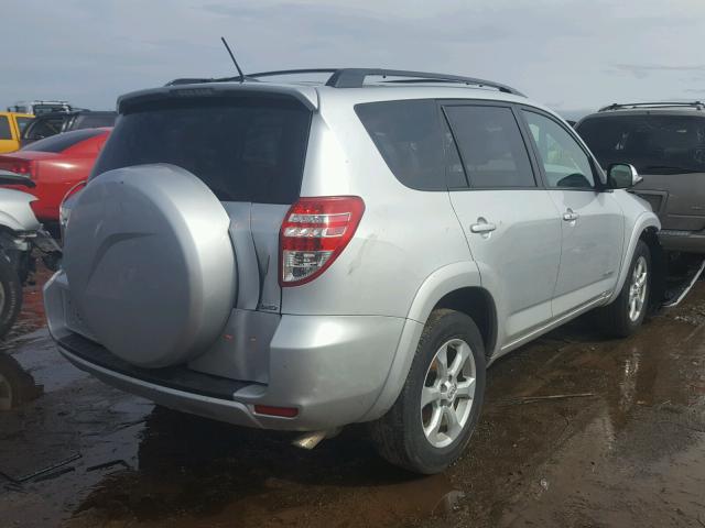 2T3DK4DV1AW036883 - 2010 TOYOTA RAV4 LIMIT SILVER photo 4