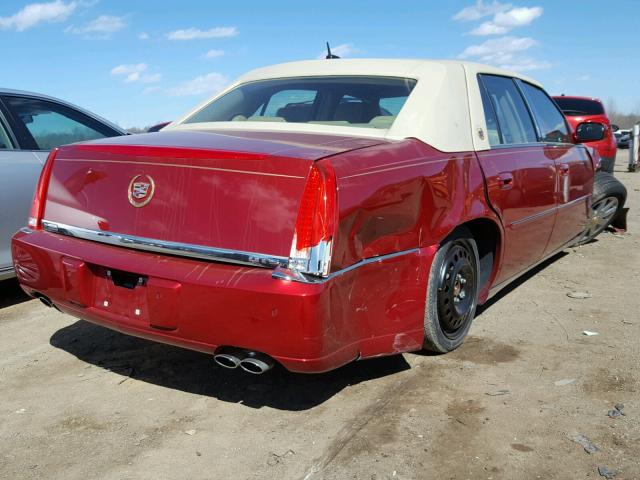 1G6KD57Y76U239393 - 2006 CADILLAC DTS RED photo 4