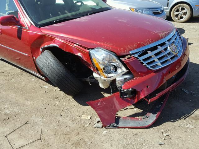 1G6KD57Y76U239393 - 2006 CADILLAC DTS RED photo 9