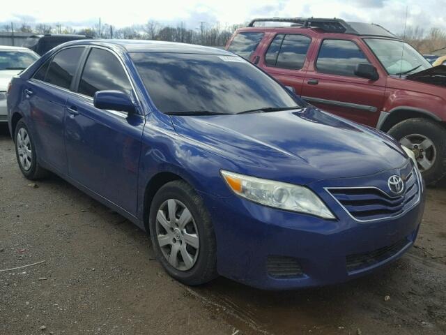 4T4BF3EK1BR167614 - 2011 TOYOTA CAMRY BASE BLUE photo 1