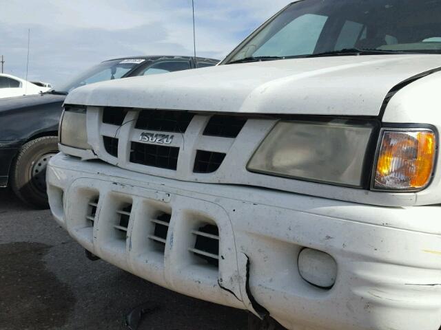 4S2CK58W744308072 - 2004 ISUZU RODEO S WHITE photo 9