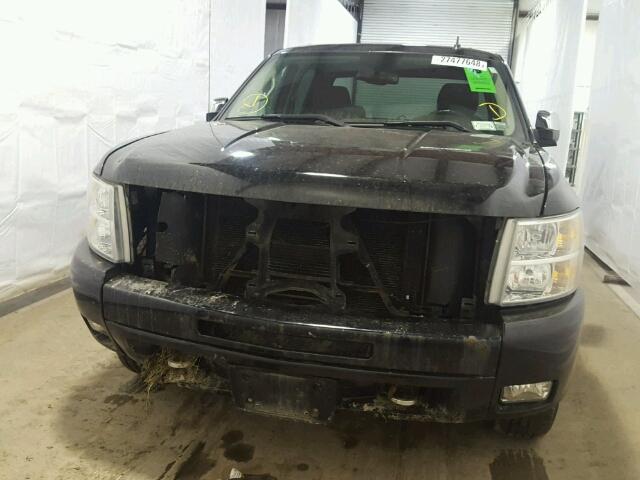 3GCEK23399G261492 - 2009 CHEVROLET SILVERADO BLACK photo 9