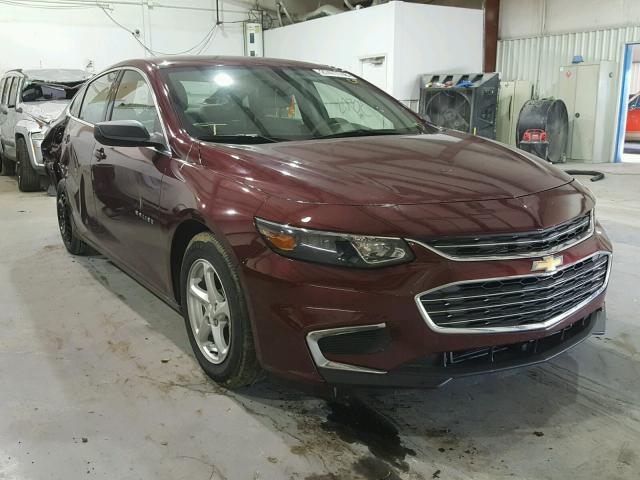 1G1ZB5ST4GF235524 - 2016 CHEVROLET MALIBU LS ბურგუნდია ფოტო 1