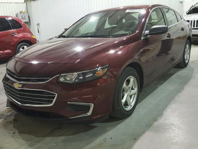 1G1ZB5ST4GF235524 - 2016 CHEVROLET MALIBU LS ბურგუნდია ფოტო 2