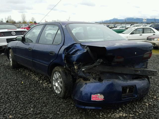 1Y1SK5265VZ449903 - 1997 GEO PRIZM BASE BLUE photo 3