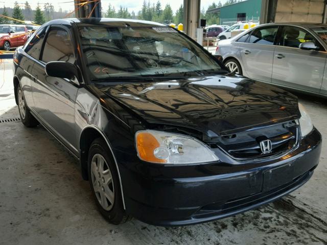 1HGEM22523L039708 - 2003 HONDA CIVIC LX BLACK photo 1