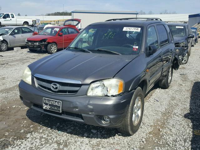 4F2YZ04193KM52016 - 2003 MAZDA TRIBUTE LX GRAY photo 2