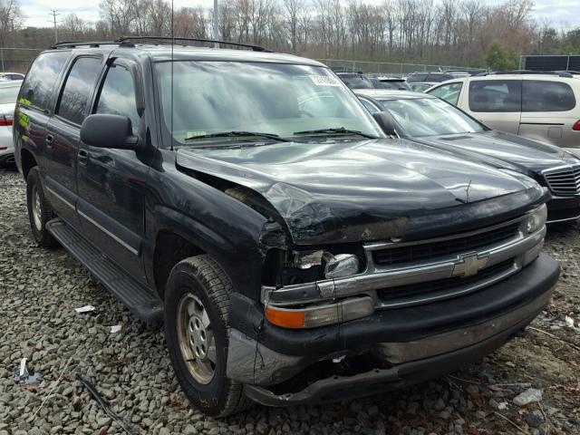 3GNFK16T81G175399 - 2001 CHEVROLET SUBURBAN K BLACK photo 1