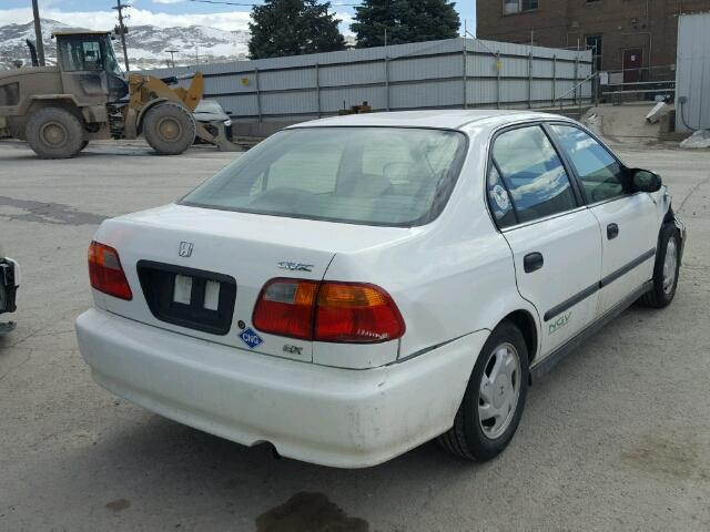 1HGEN164XXL000637 - 1999 HONDA CIVIC GX WHITE photo 4