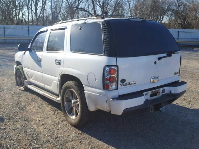 1GKEK63U71J207423 - 2001 GMC DENALI WHITE photo 3