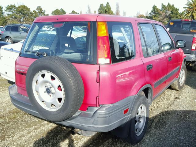 JHLRD2845WC012444 - 1998 HONDA CR-V LX RED photo 4