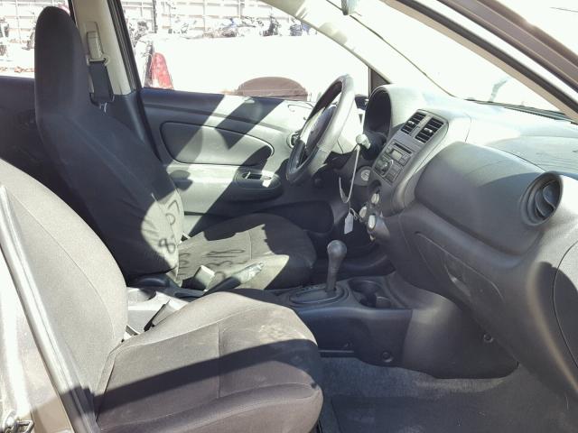 3N1CN7AP1EL866497 - 2014 NISSAN VERSA GRAY photo 5