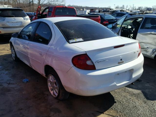 1P3ES46CXYD614762 - 2000 PLYMOUTH NEON BASE 白色 照片 3