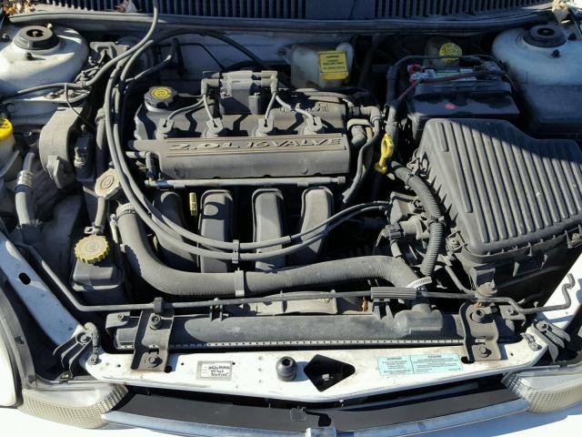 1P3ES46CXYD614762 - 2000 PLYMOUTH NEON BASE 白色 照片 7