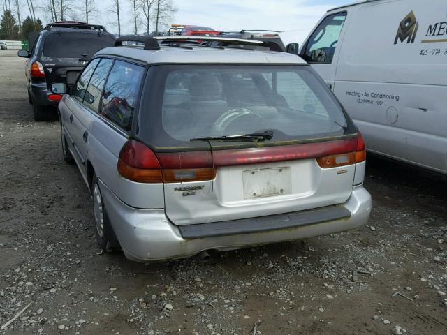 4S3BK4353V7318985 - 1997 SUBARU LEGACY L SILVER photo 3