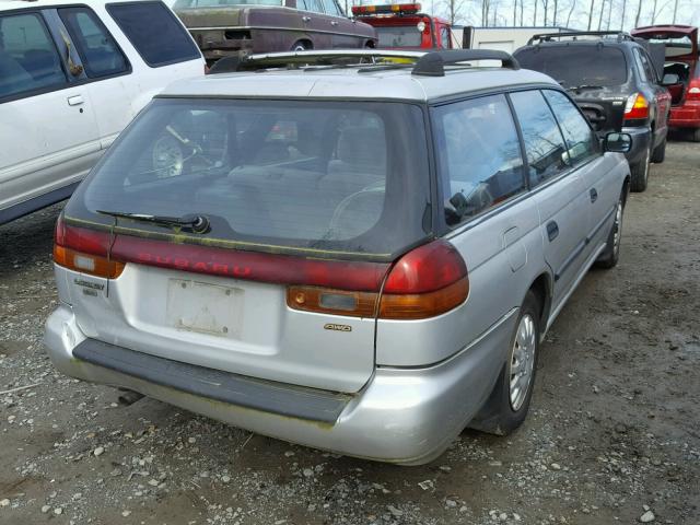 4S3BK4353V7318985 - 1997 SUBARU LEGACY L SILVER photo 4