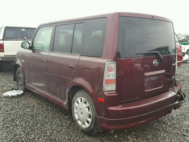 JTLKT324450208895 - 2005 TOYOTA SCION XB მუქწითელი ფოტო 3