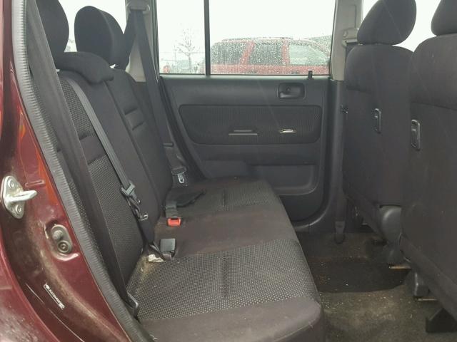 JTLKT324450208895 - 2005 TOYOTA SCION XB მუქწითელი ფოტო 6