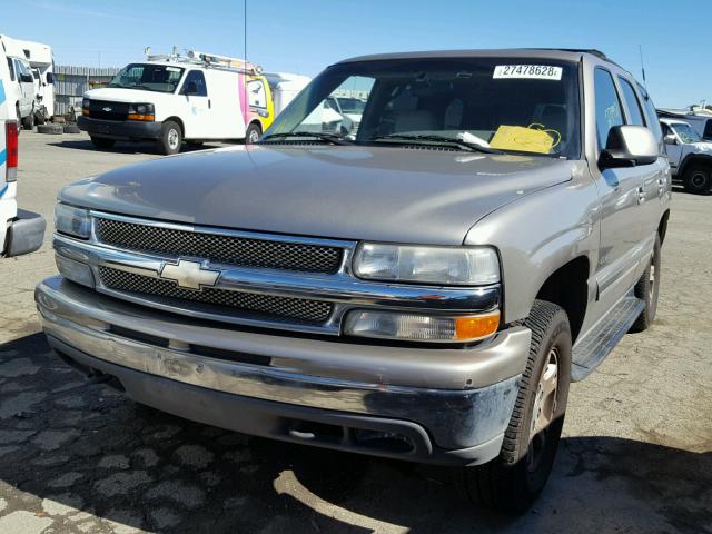 1GNEK13T01J271512 - 2001 CHEVROLET TAHOE K150 TAN photo 2