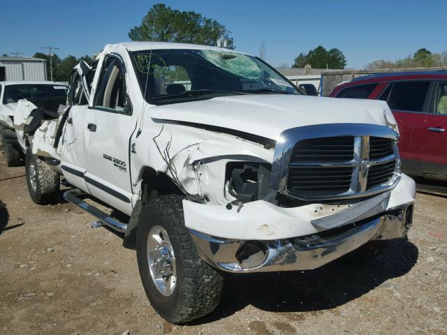 1D7KS28C56J176225 - 2006 DODGE RAM 2500 S WHITE photo 1