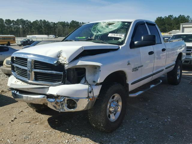 1D7KS28C56J176225 - 2006 DODGE RAM 2500 S WHITE photo 2