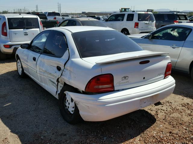 1P3ES47Y7VD131638 - 1997 PLYMOUTH NEON HIGHL WHITE photo 3