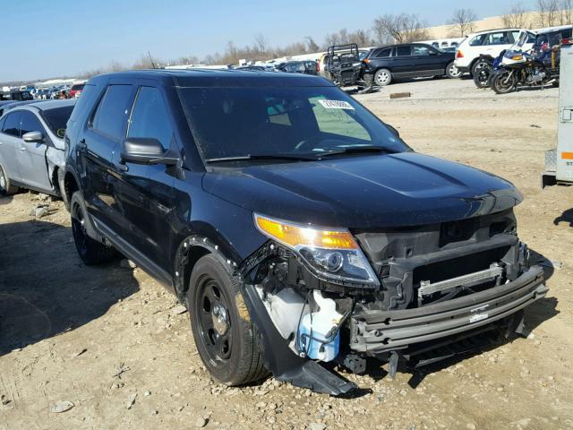 1FM5K8AR3EGB02317 - 2014 FORD EXPLORER P BLACK photo 1