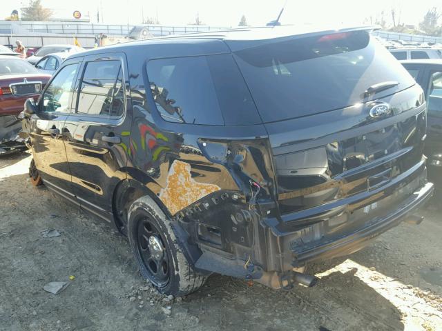 1FM5K8AR3EGB02317 - 2014 FORD EXPLORER P BLACK photo 3