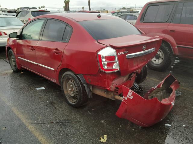 3N1AB6AP5BL649895 - 2011 NISSAN SENTRA 2.0 RED photo 3