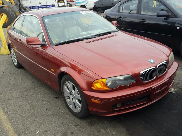 WBABM3344YJN83852 - 2000 BMW 323 CI RED photo 1