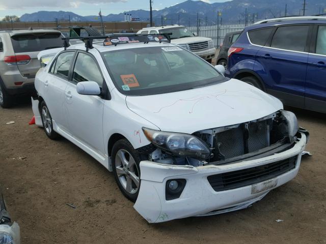 2T1BU4EEXBC553157 - 2011 TOYOTA COROLLA BA WHITE photo 1