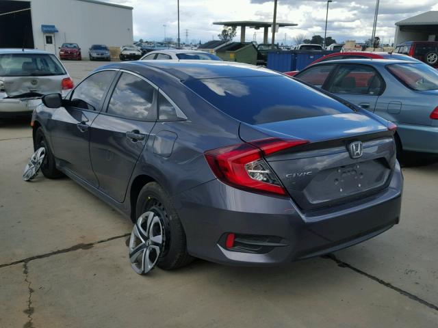 2HGFC2F56HH544964 - 2017 HONDA CIVIC LX GRAY photo 3