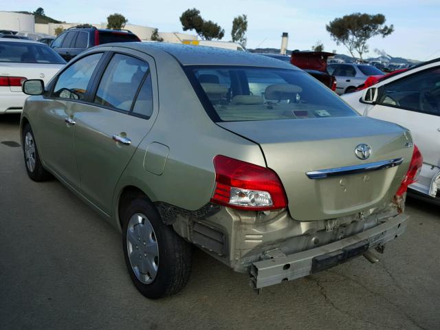 JTDBT923971039153 - 2007 TOYOTA YARIS GREEN photo 3