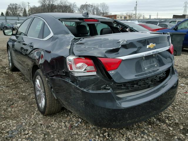 2G1125S36F9185844 - 2015 CHEVROLET IMPALA LT CHARCOAL photo 3