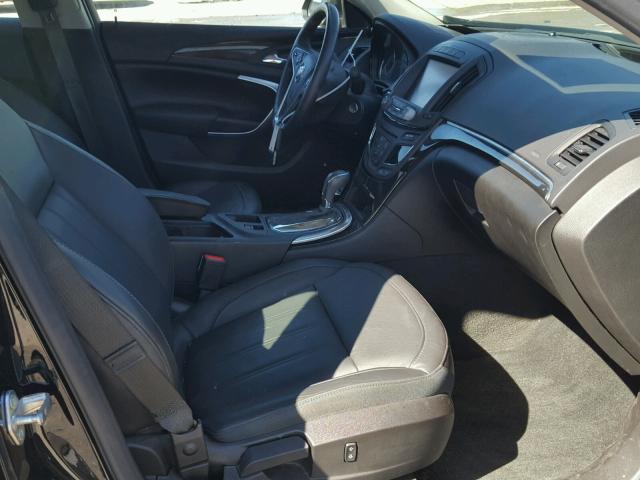 2G4GK5EX3E9220236 - 2014 BUICK REGAL შავი ფოტო 5