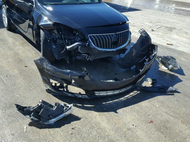 2G4GK5EX3E9220236 - 2014 BUICK REGAL შავი ფოტო 9
