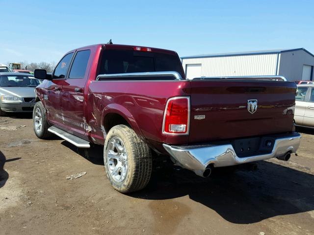 1C6RR6VT5HS782029 - 2017 RAM 1500 LARAM MAROON photo 3