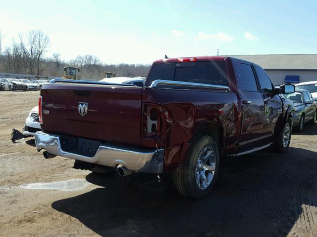 1C6RR6VT5HS782029 - 2017 RAM 1500 LARAM MAROON photo 4