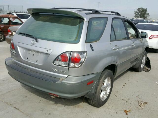 JTJHF10UX10183948 - 2001 LEXUS RX 300 SILVER photo 4