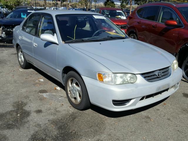 1NXBR12E01Z513591 - 2001 TOYOTA COROLLA CE SILVER photo 1