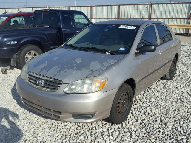 1NXBR32E23Z117449 - 2003 TOYOTA COROLLA CE BEIGE photo 2